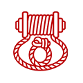 Corde de treuil, corde de r&eacute;cup&eacute;ration, souple manille